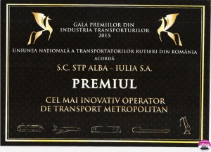 Cel mai inovativ operator de transport metropolitan -premiu UNTRR 2015-page-001
