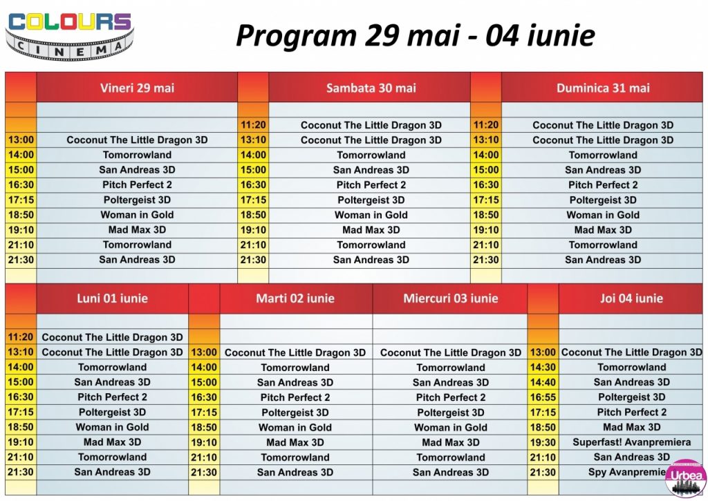 Program 29 - 04 iunie FB