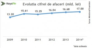 evolutia cifrei de afaceri